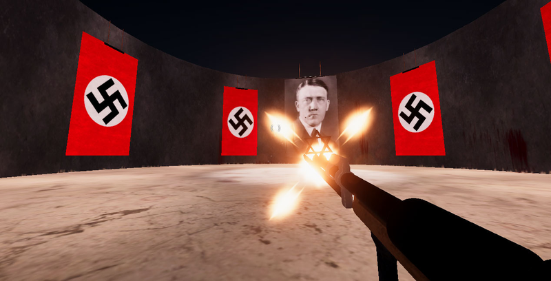 Illustration for article titled Play A Lo-Fi, "Uncensored" Version Of Wolfenstein